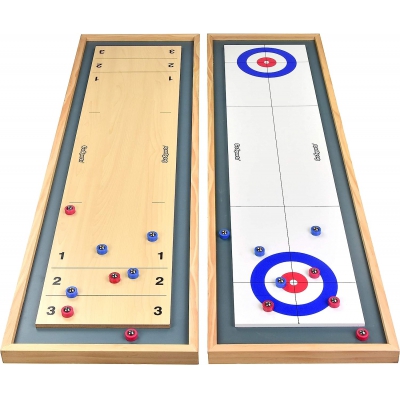 Shuffleboard and Curling 2 in 1 Board Games