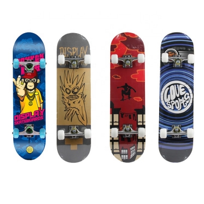 Adult Professional 2 Wheels Maple Wood Skateboard Deck 