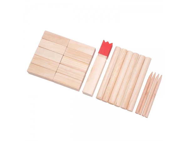 Pine, Beech, Rubber Wood and Hardwood in Wooden Garden Games