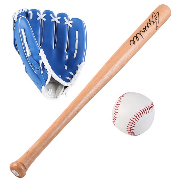 Wooden Baseball Bat Set with Glove Ball -EZ Leisure Co., Ltd