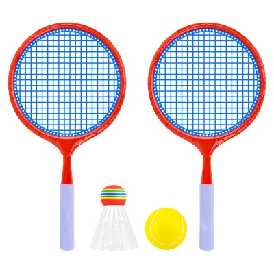 Kids Racket Game Set Portable Beach Tennis Badminton Play Tiny Sports Racquet Game