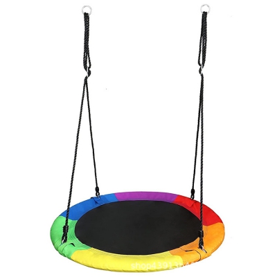 40 Inch Flying Saucer Tree Swing Outdoor Play for Kids