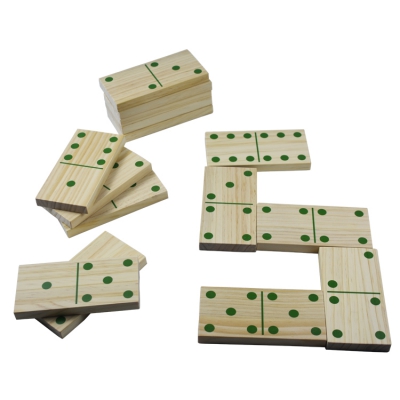 Wooden Domino Game Set outdoor garden games