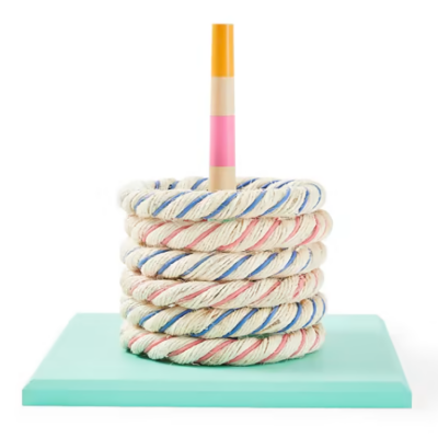 Wholesale Colorful Outdoor Wooden Ring Toss Game Set