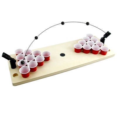 Mini Beer Pong Game Throwing and Toss Game Set Table Game
